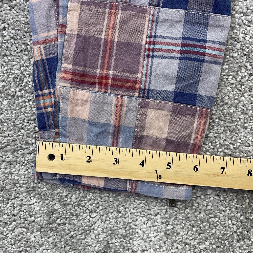 J. Crew Plaid Ankle Pants - Blue, Red, White - Picture 12 of 14